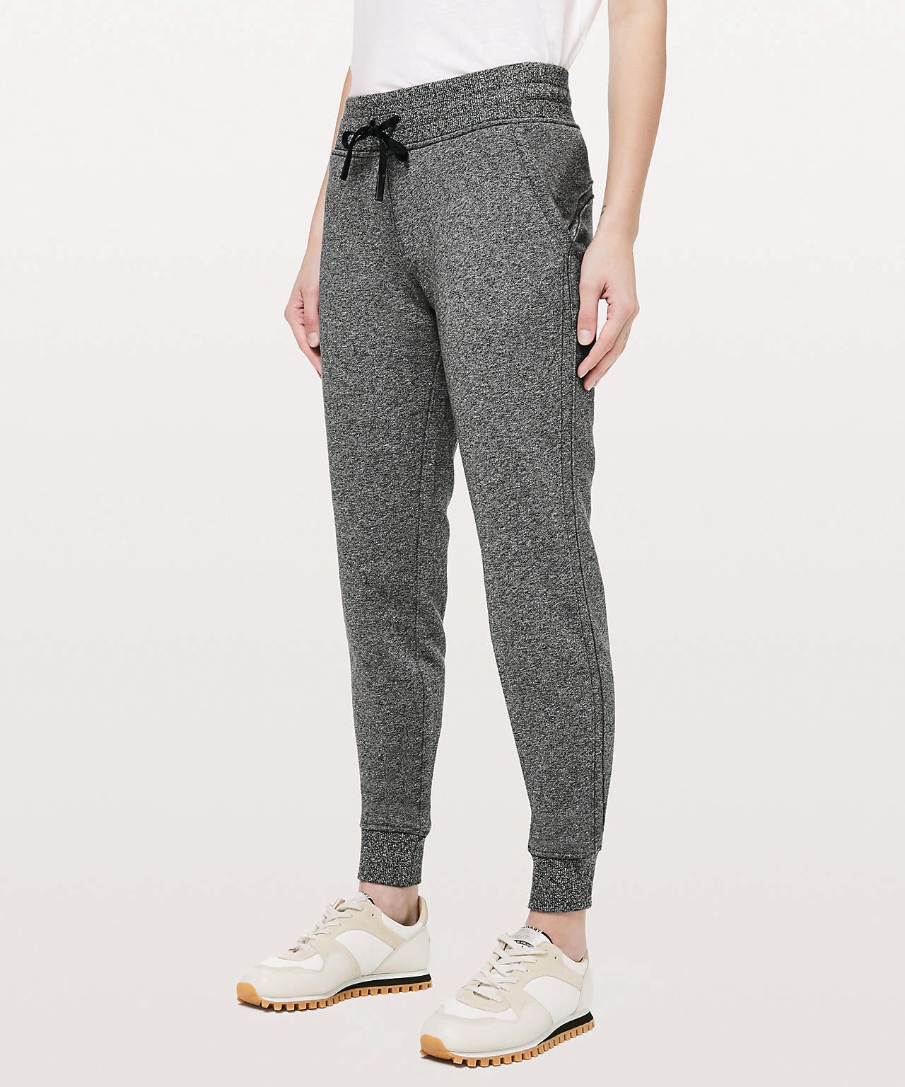 running in joggers