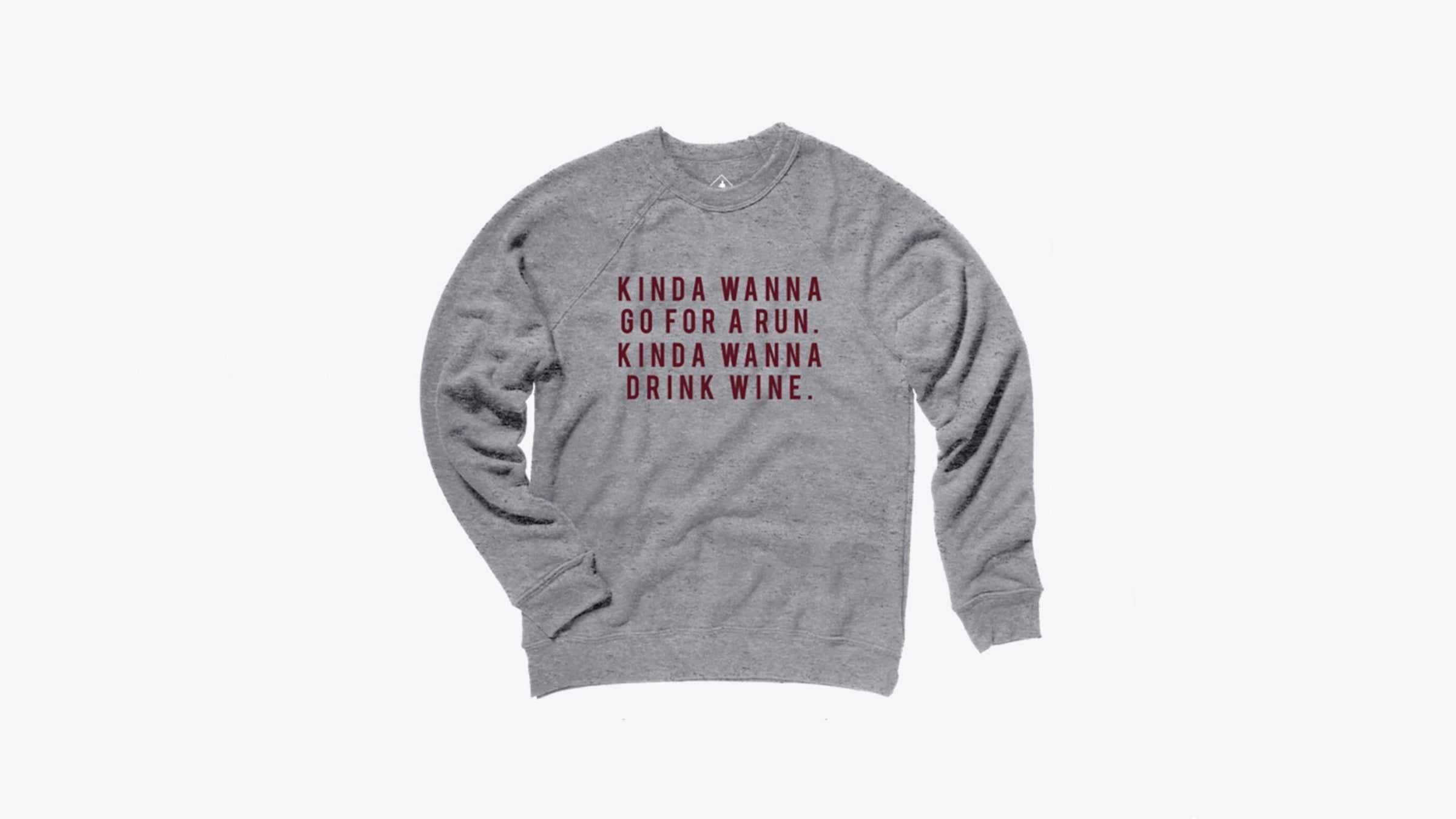 Gray pullover sweatshirt