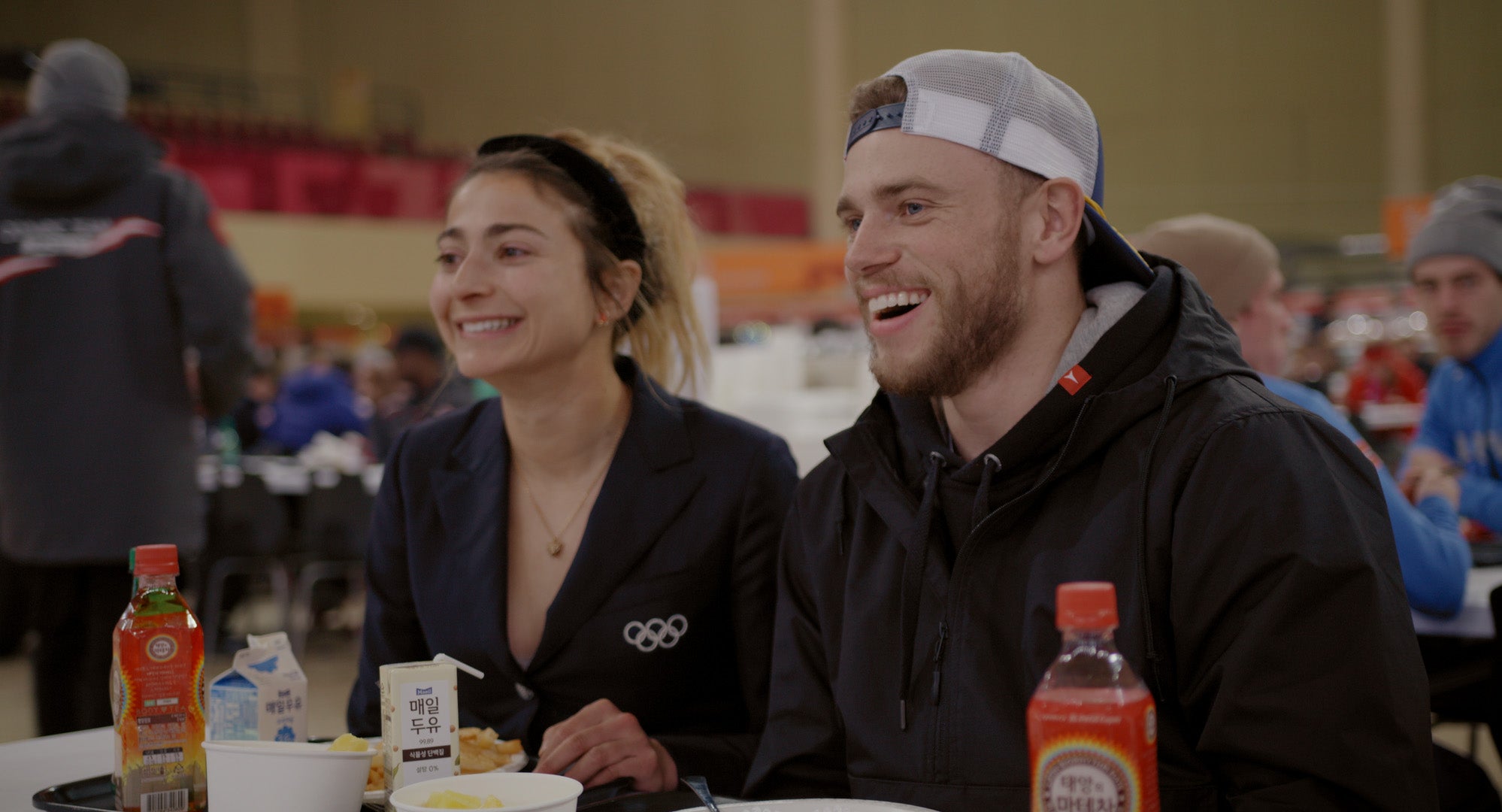 Alexi Pappas and Gus Kenworthy