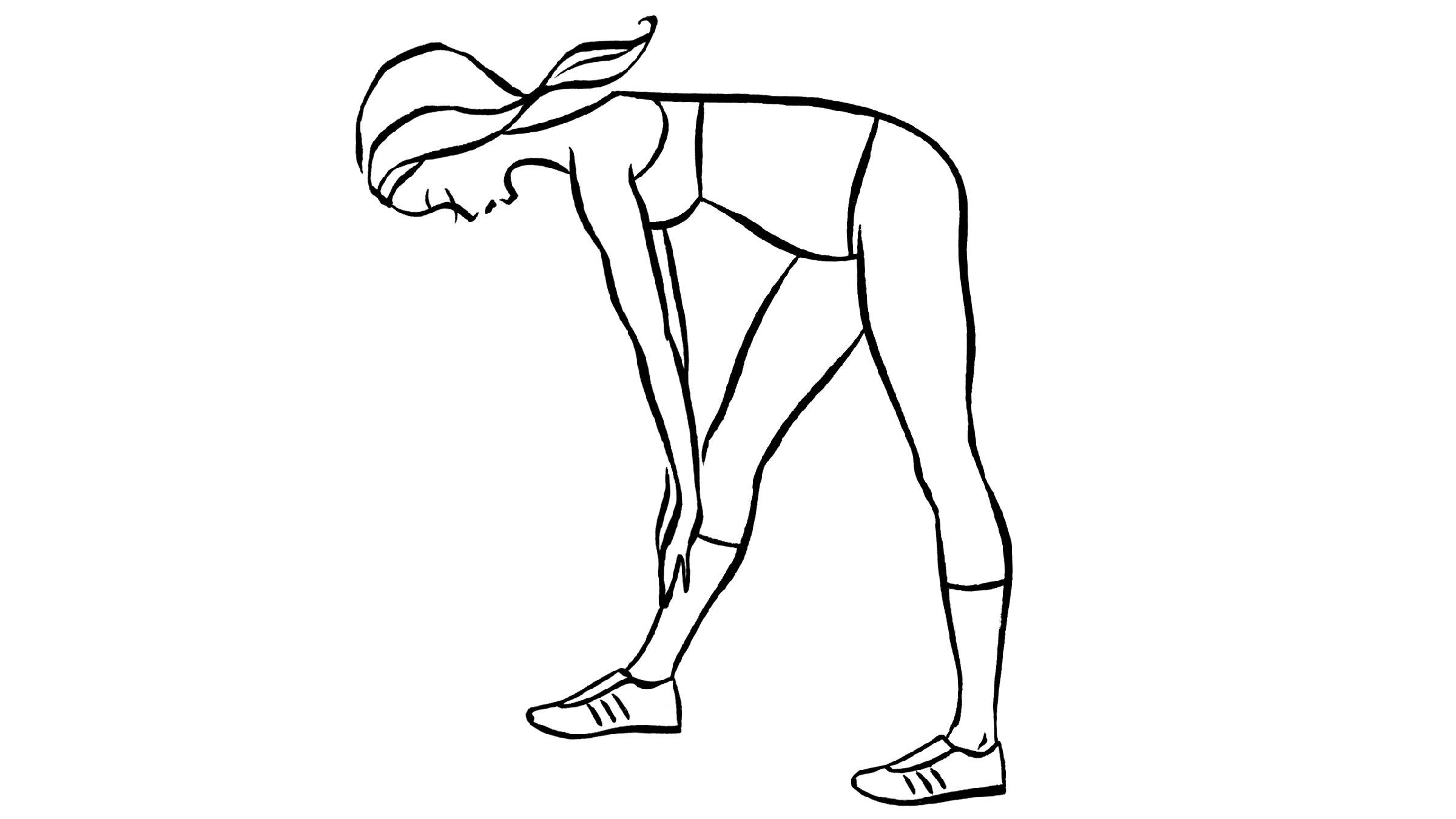 Standing Forward Fold illustration