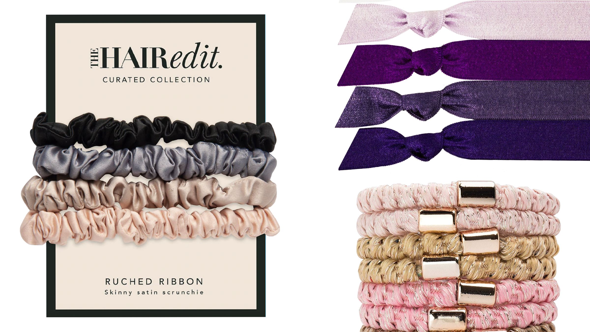 A collection of hair ties for running