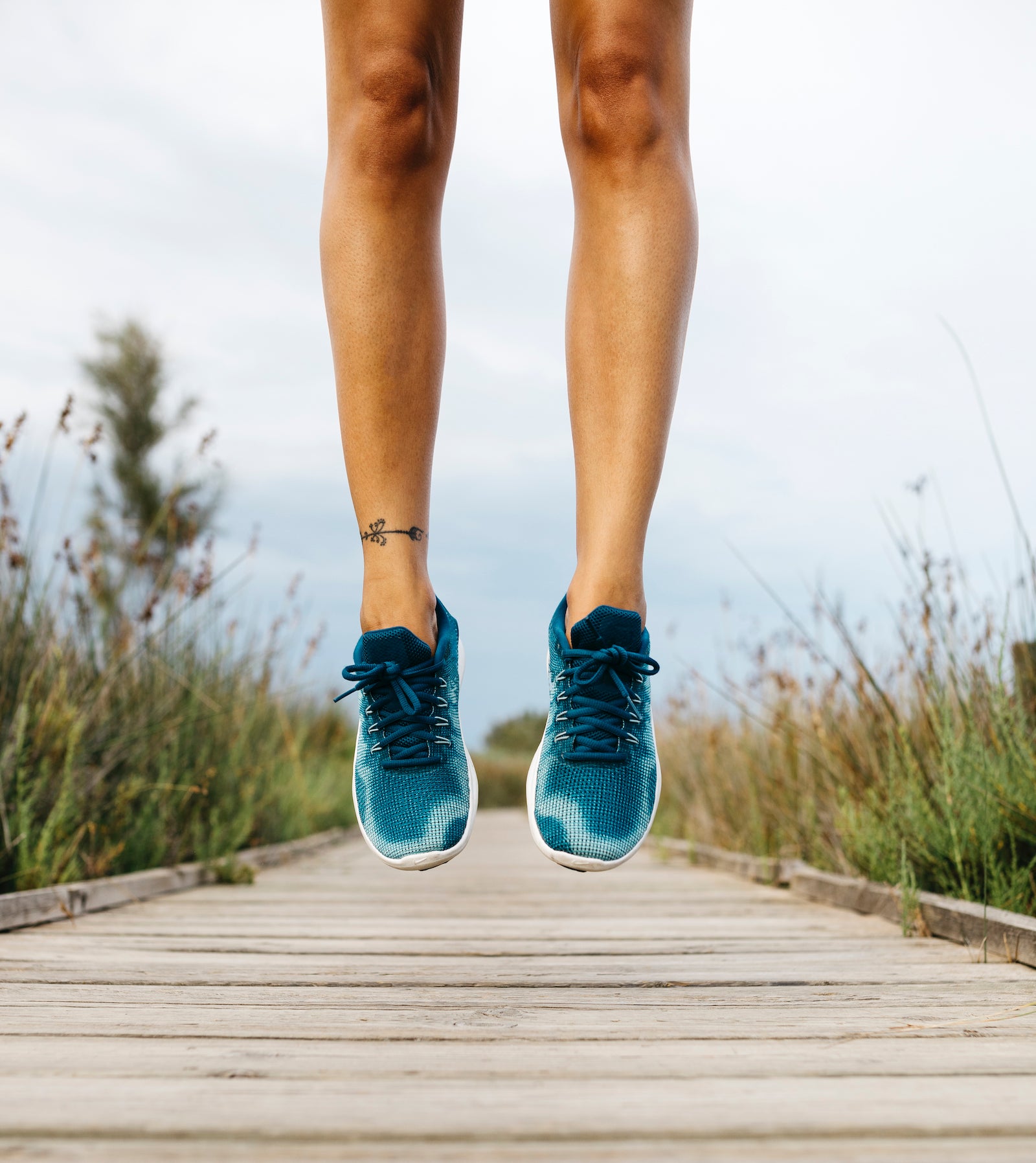Strong ankles are crucial for running.