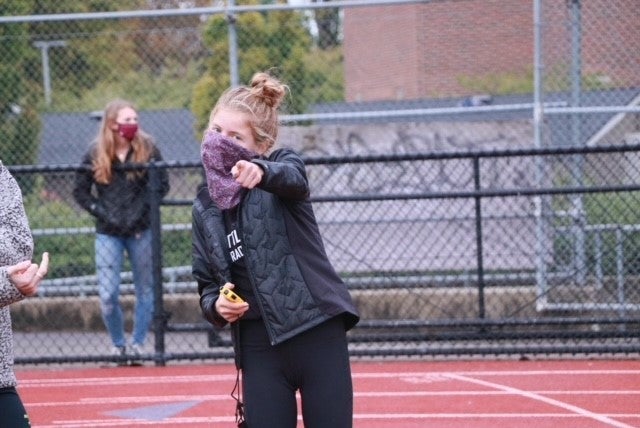 Allie Ostrander coaches at Seattle Pacific University.