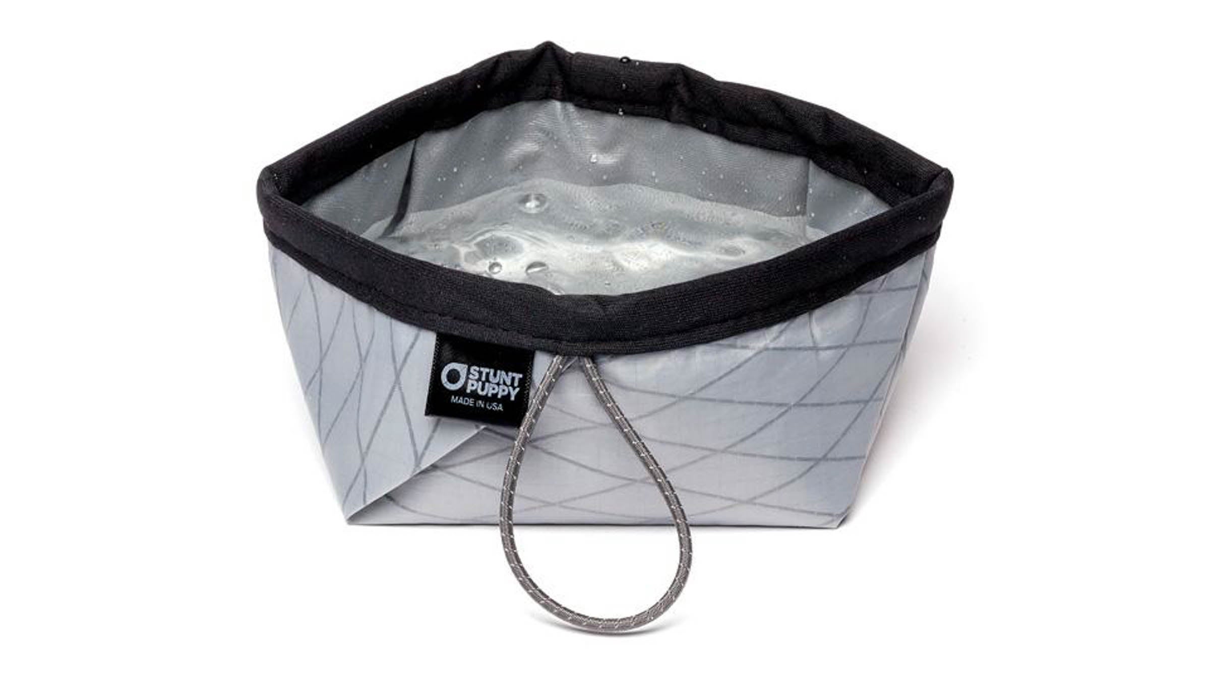 Gray foldable bowl