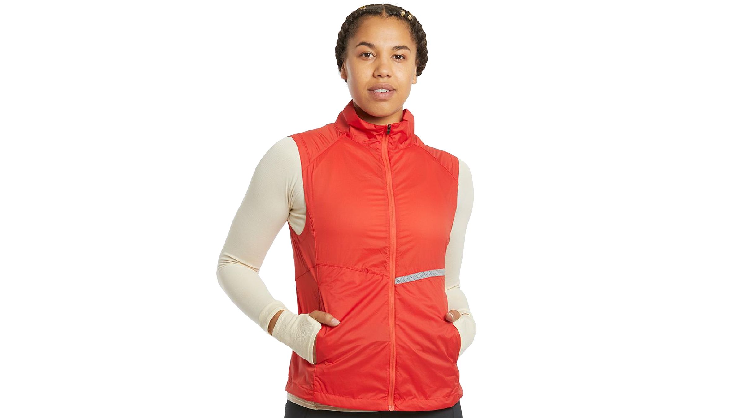 warm running vest