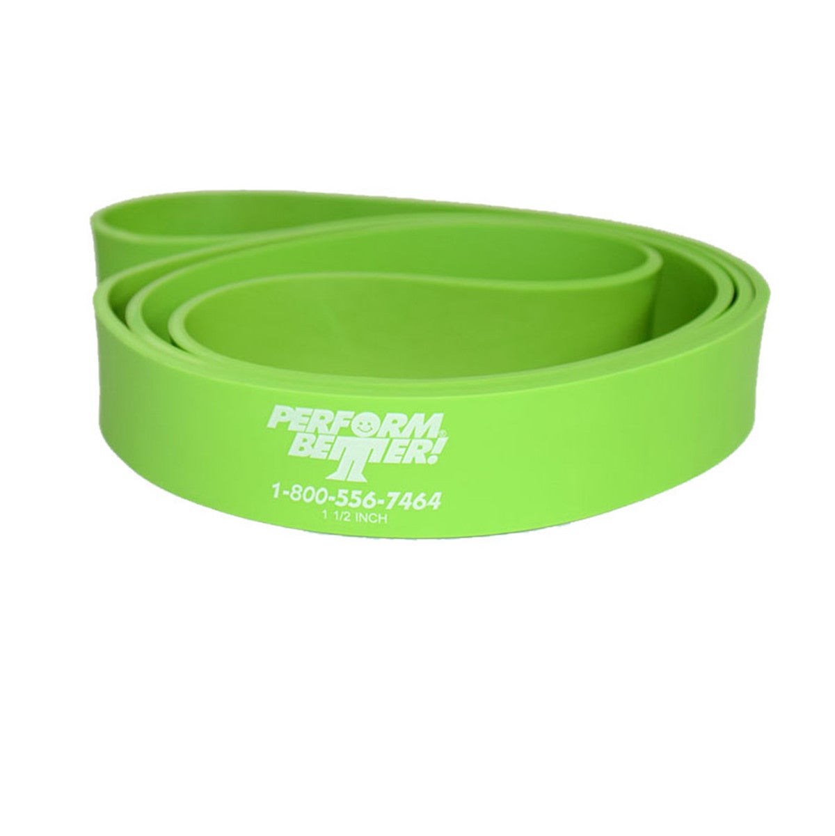 Perform Better Superband at-home resistance band in neon green