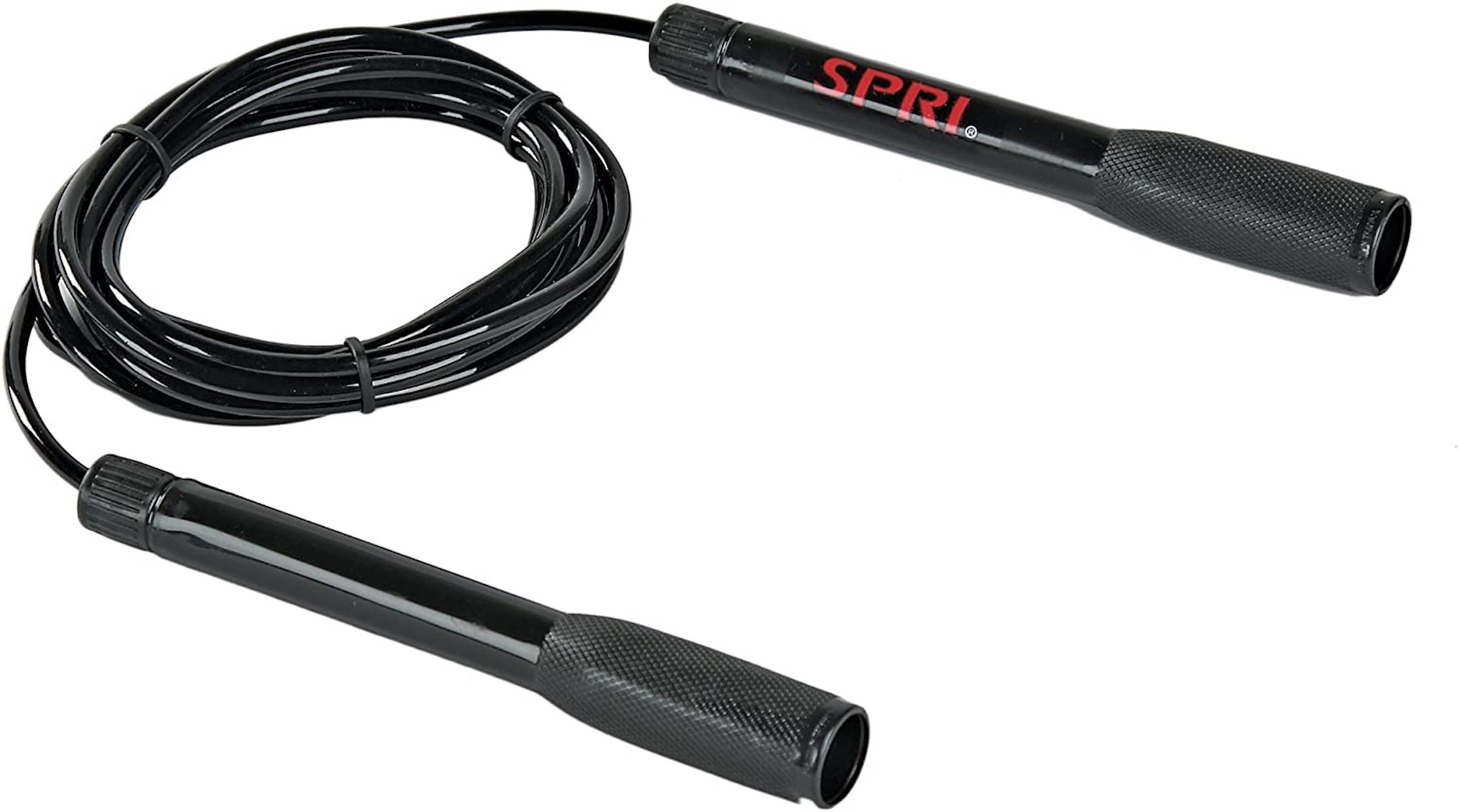SPRI speed jump rope in black