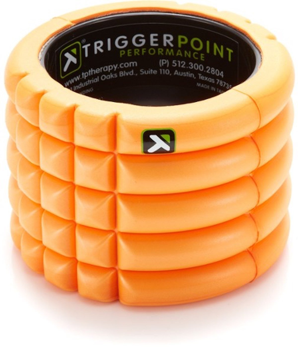 trigger point mini foam roller in orange