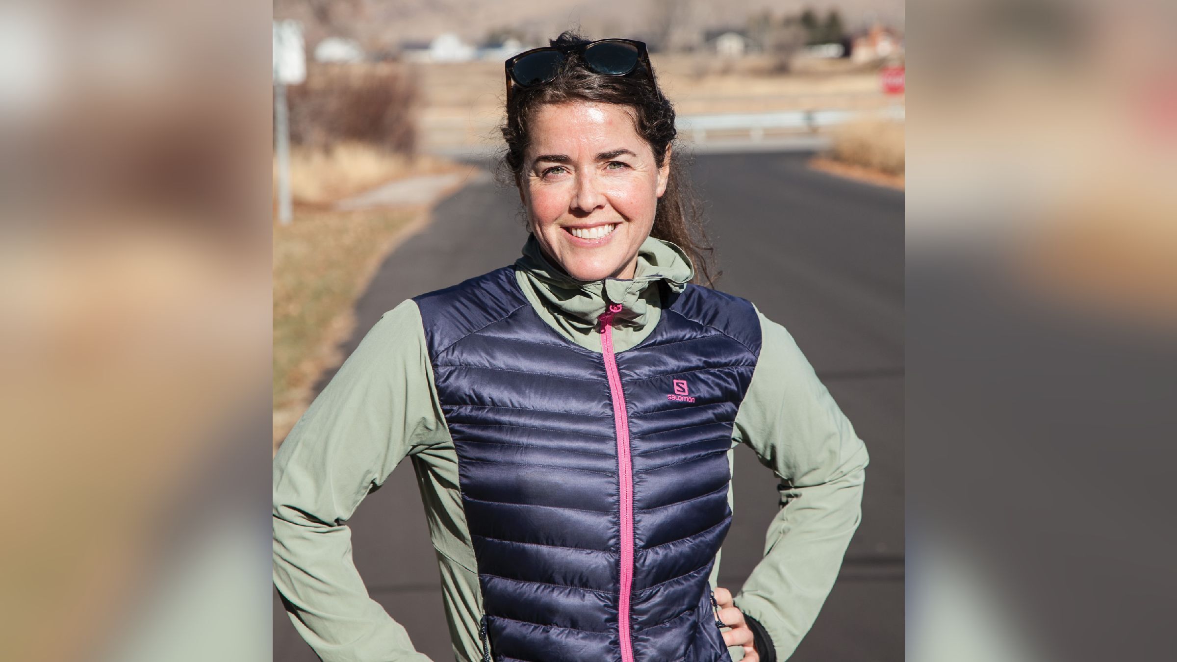 Jenny Taylor outside, smiling