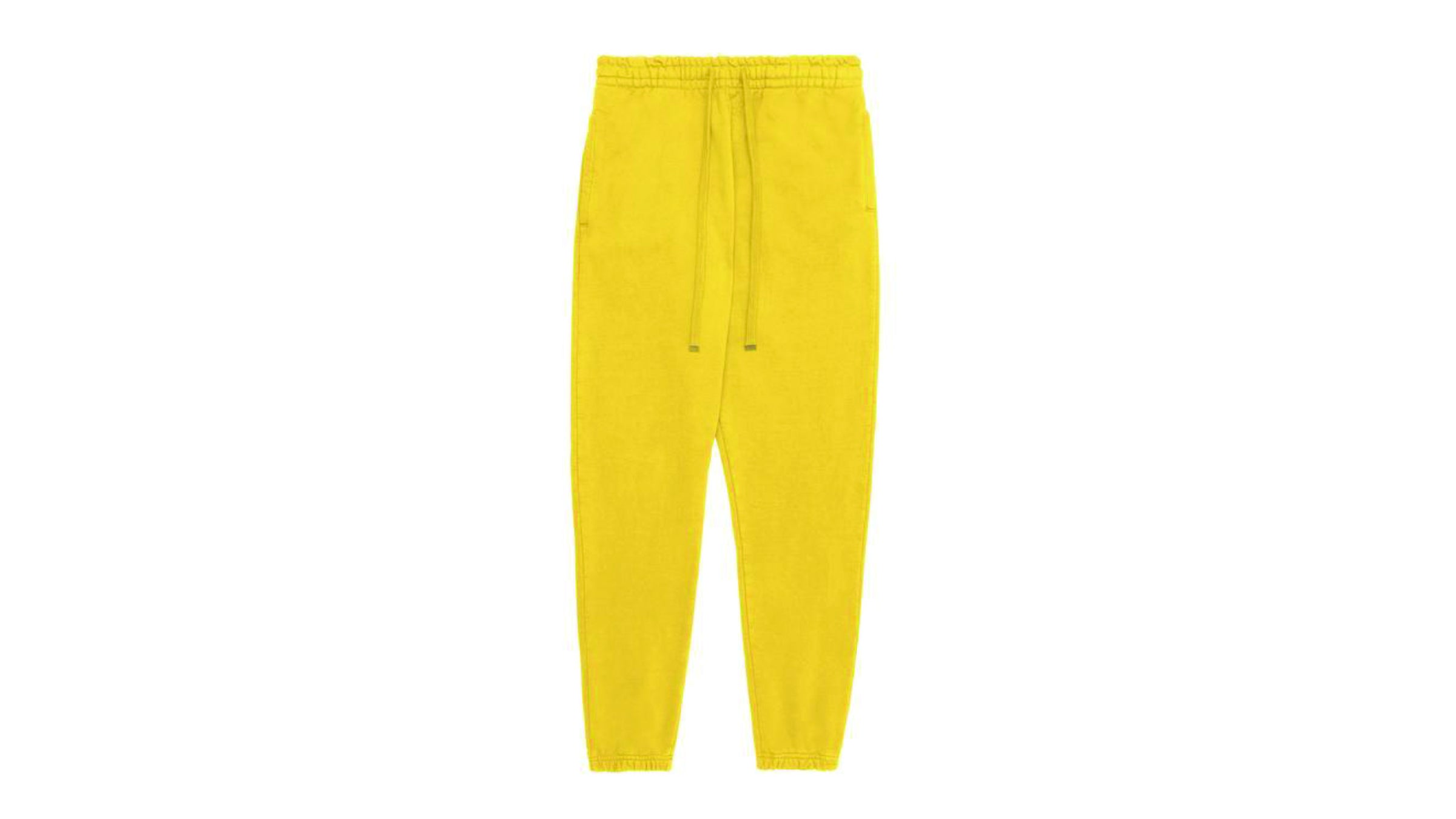 Canary yellow sweatpants